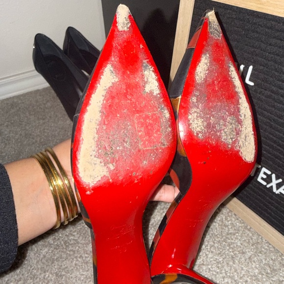 Christian Louboutin CL in 90-80mm fire heels Size - Picture 5 of 11